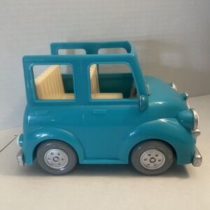 Li'l Woodzeez Calico Critters Blue Teal Breezy Car Toy